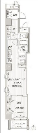 クリスタルパレス蒲西の物件間取画像